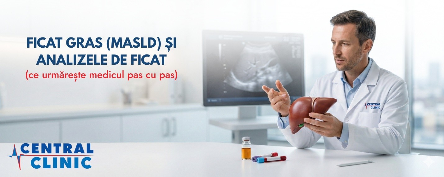 Ficat gras (MASLD) și analizele de ficat: ce urmărește medicul, pas cu pas
